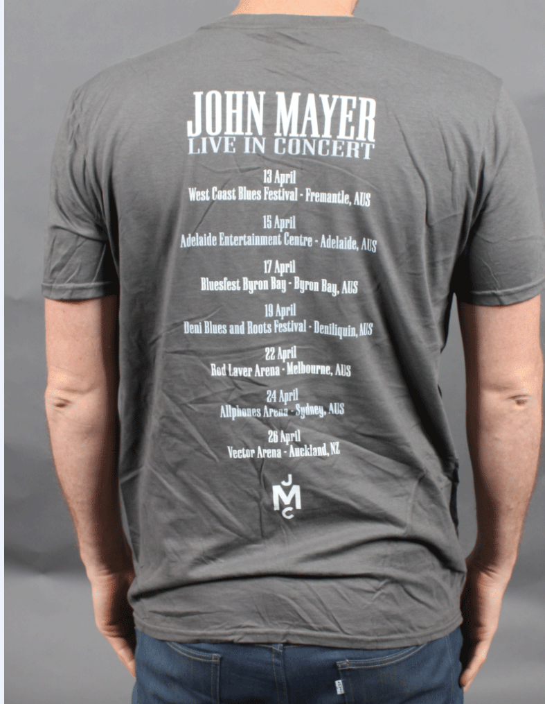 John Mayer â John Mayer Official Merchandise â Band T-Shirts