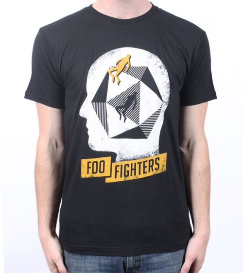 Head Black Tshirt Australian exclusive by Foo Fighters