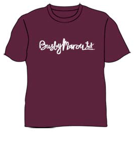 Kids Walking Logo Maroon Tshirt by Busby Marou