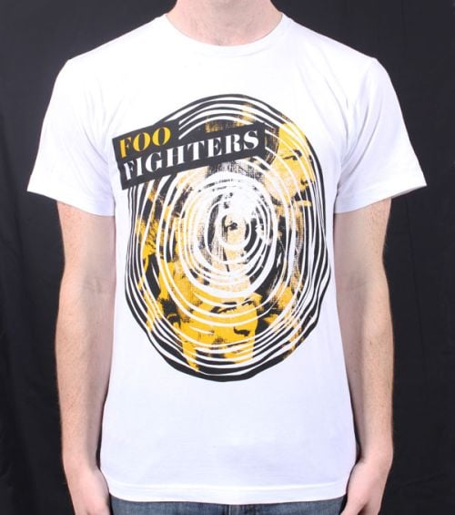 Circle Heads White Tshirt Australian exclusive by Foo Fighters