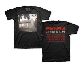 MMLP2 Cover Dateback Black Tshirt by Eminem