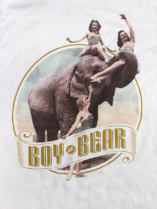 Elephant White Girls Tshirt by Boy and Bear