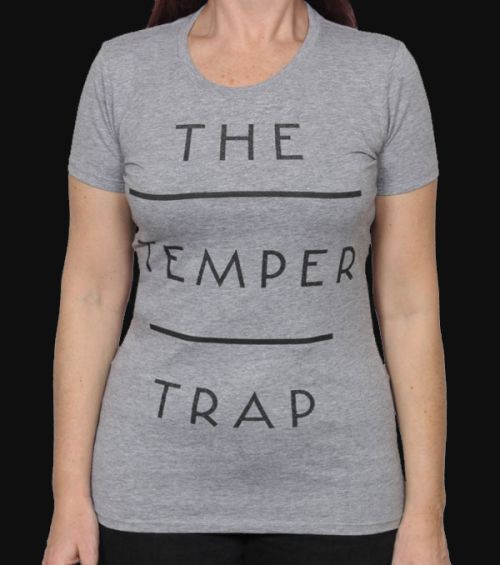 Girl's Stacked Grey T-Shirt by Temper Trap