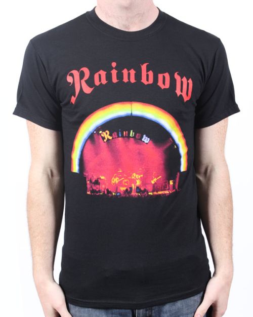 On Stage Black tshirt by Rainbow