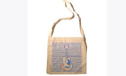 Guitar Sketch Natural Tote Bag by Josh Pyke