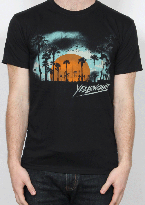 Paradise Black Tshirt by Yellowcard