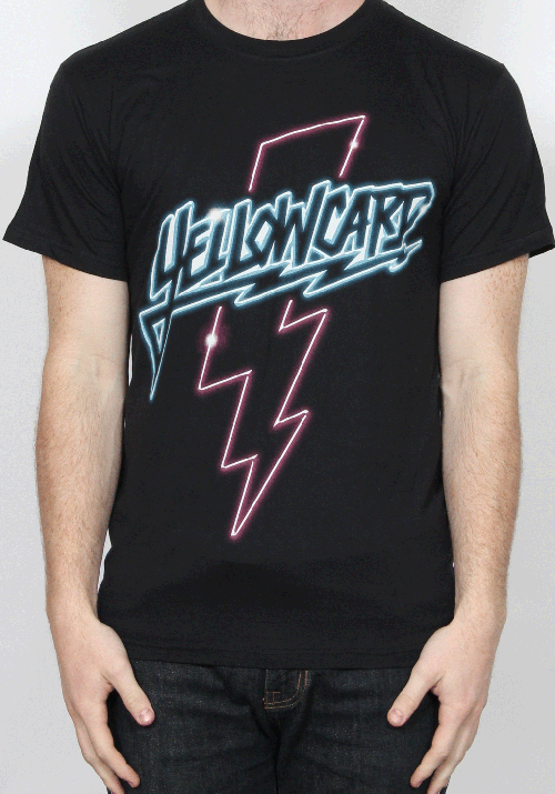 Electric Black Tshirt by Yellowcard