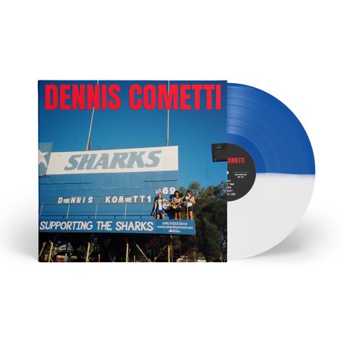 Dennis Cometti Self Titled Vinyl (Blue/White) by DENNIS COMETTI