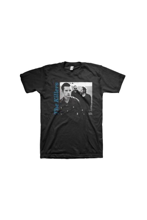 Side Photo Black Tshirt w/dateback by The Killers