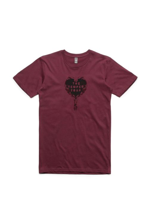 Red Heart Logo Tshirt by Temper Trap