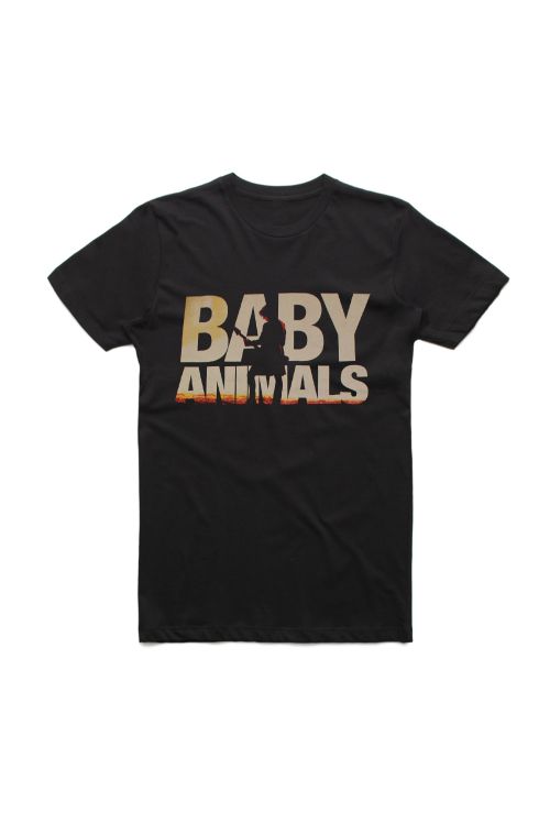 Silhoutte Black 2019 Tour Tshirt w/dateback by Baby Animals