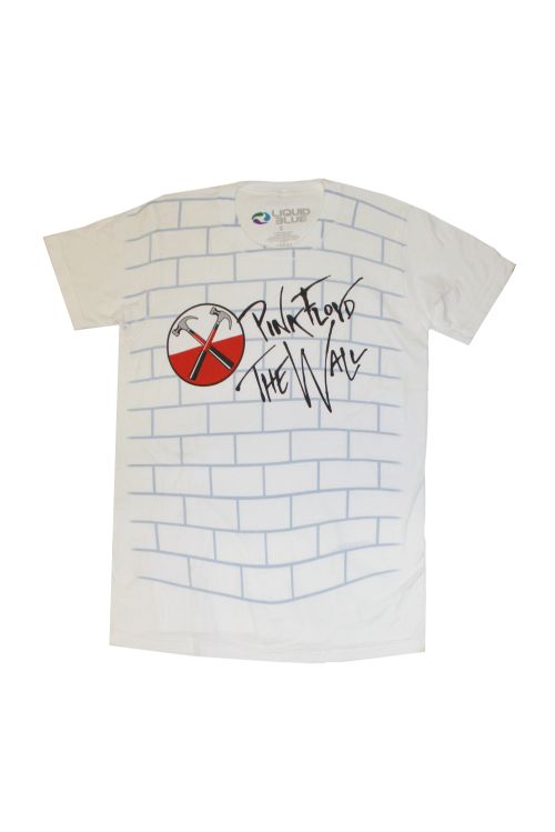 The Wall White Tshirt by Pink Floyd