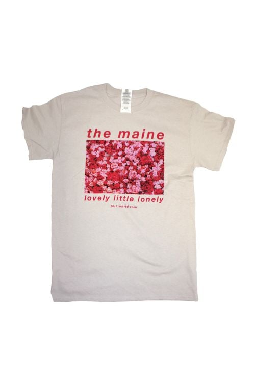 Lovely Little Lonely World Tour 2017 Grey Tshirt by The Maine