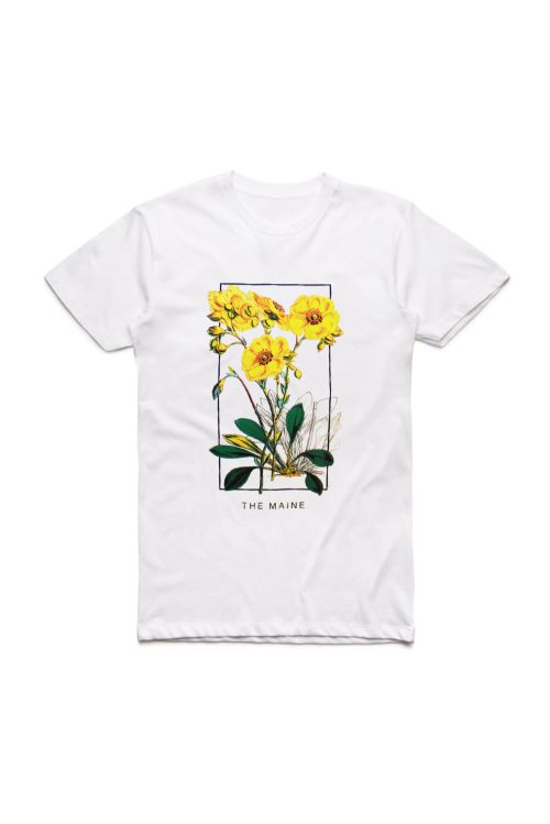 Desert Flowers White Tshirt by The Maine