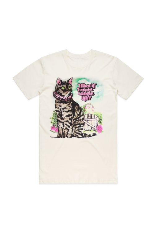Cat Natural Tshirt W/DATEBACK by Montaigne