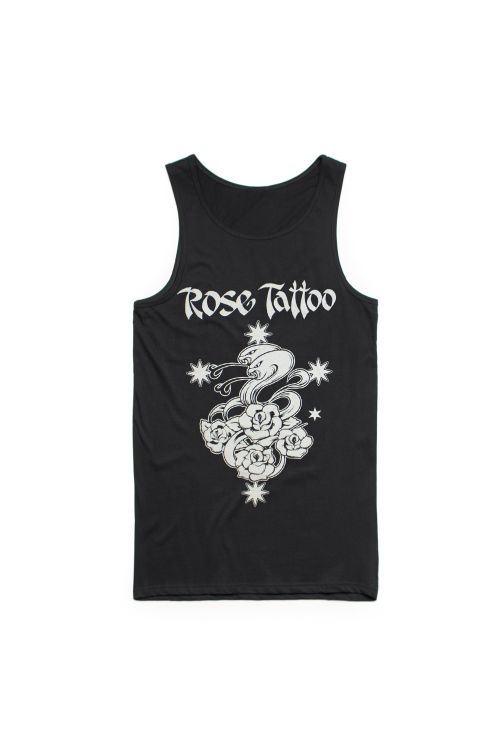Southern Cross Black Singlet/Tank by Rose Tattoo