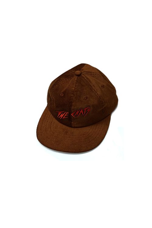 Chats Red Logo Brown Cordoroy Hat by The Chats