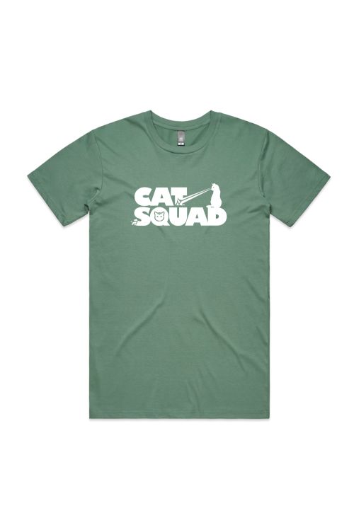 New Cat Squad design without frame T-shirt (Multiple Colors Available) by Tuka