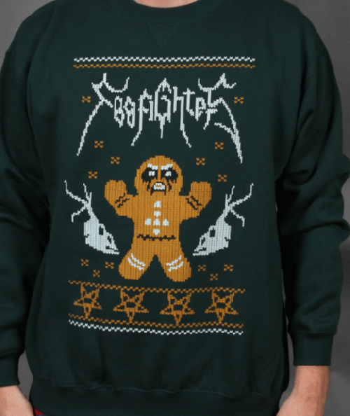 Ginger Metal Sweater (Bottle Green) by Foo Fighters