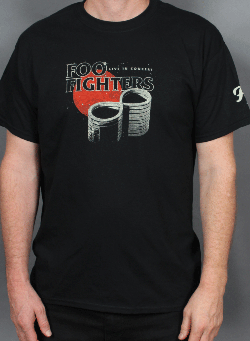 Event Black Tshirt 21st Feb Auckland NZ by Foo Fighters