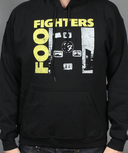 Roadcase Black Pullover Hoodie by Foo Fighters