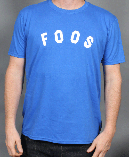 Blue Heather Foos Tshirt by Foo Fighters