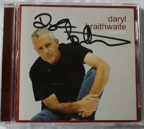 Snapshot CD (Limited Signed Copies) by Daryl Braithwaite