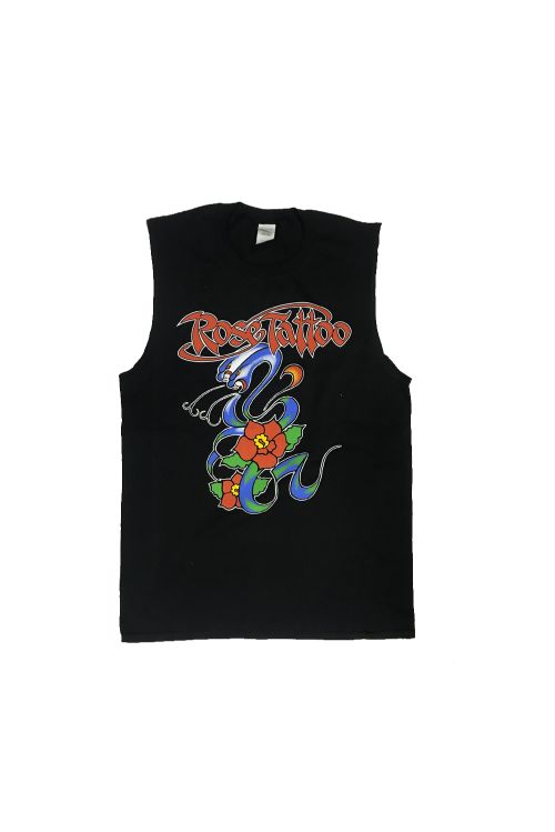 Snakes 2017 Tour Black Tank (Sleeveless Tee) by Rose Tattoo