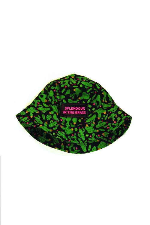 Cactus Hat (Bucket Hat w/leather patch) by Splendour In The Grass