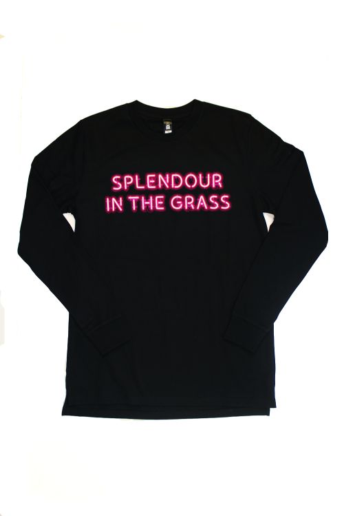 Neon Black Longsleeve Tshirt by Splendour In The Grass