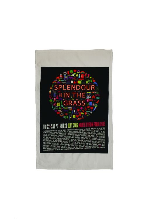 Icons Tea Towel by Splendour In The Grass
