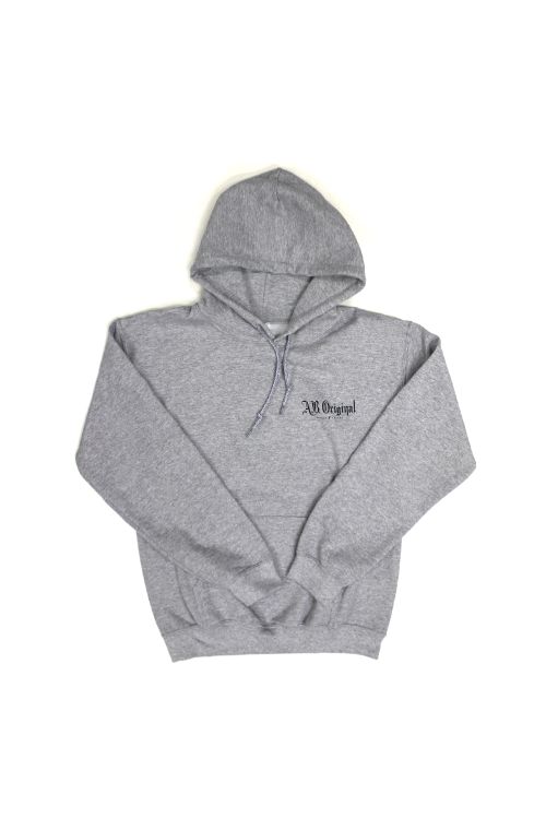 Pocket Logo Grey Hoodie by A.B. Original