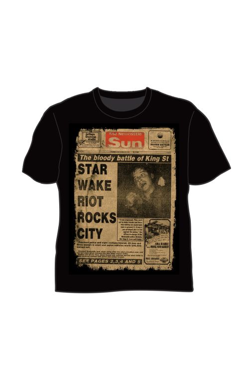 Newcastle Star Hotel Black Tshirt by Cold Chisel