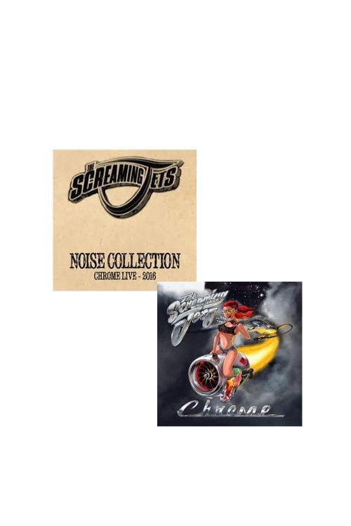 Chrome CD/Noise Collection EP Combo Pack by The Screaming Jets