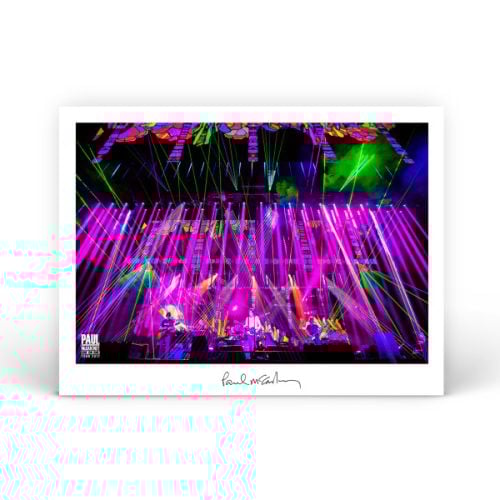 Bright Lights Lithograph One On One World Tour 2017 by Paul McCartney