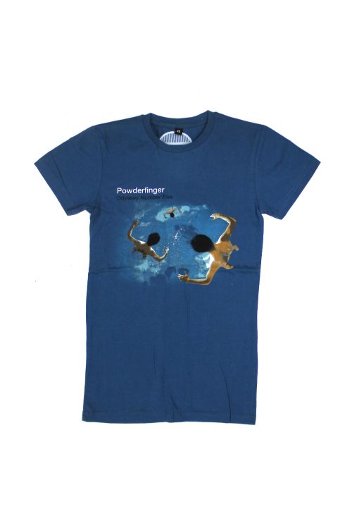 Odyssey No 5 Turquoise Ladies Tshirt by Powderfinger