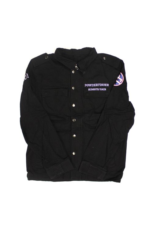 Sunset Tour Army Black Jacket by Powderfinger