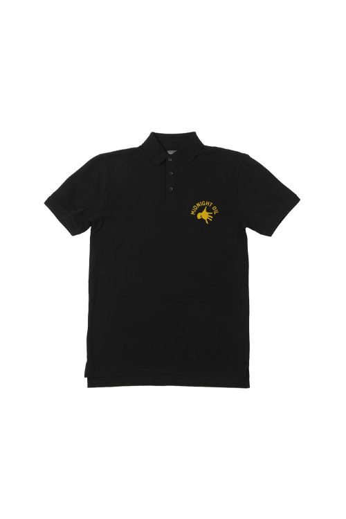 Pocket Hand Black Polo The Great Circle 2017 Tour by Midnight Oil