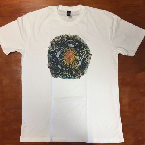 Telluric Album Cover White Tshirt by Matt Corby