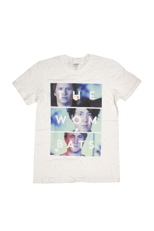 Photo Stack White Tshirt by The Wombats