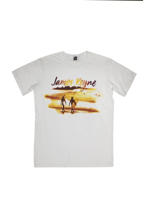 Sunset White Tshirt by James Reyne