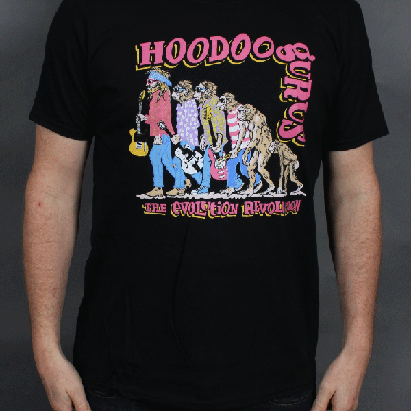 T-shirt Hoodoo Gurus Tour 2024 - Unisexe Adulte - Rouge - Marque Gildan - Neuf Avec étiquette